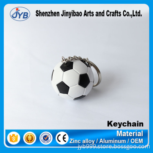 crazy hot sale type plastic football shape key chain 3d 3cm soccer keyring